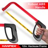 Hanpex 12in. High-Tension Hacksaw Frame with 24 TPI Bi-metal Blade,