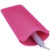 1Pack Silicone Heat Resistant Mat Pouch for Hair Straightener, Curling