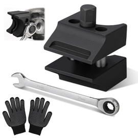 Kigniote Suspension Strut Spreader Clamp Bore Spreader Spreader Suspension Split Hub Knuckle Spreader Axle Spreader Fits Most Vehicle Makes and Models with Wrench