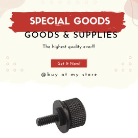 Harley-Davidson 1996~ Seat Bolt Seat Screw Rear Seat Screw Aluminum Mounting Cap 1/4"-20 Pitch Type No Tools Required