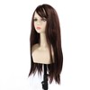 Long Straight Synthetic Hair High Density Silky Heat Resistant Fiber