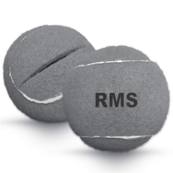 RMS Walker Glide Balls - A Set of 2 Balls with Precut Opening for Easy Installation, Fit Most Walkers (Grey)