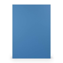 PAPERADO 25x construction paper DIN A4 steel blue ribbed royal blue 160 g/m² paper sheets craft paper in 29.7 x 21 cm painting, crafting & printing