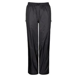 Viking Windigo Waterproof Hiking Pants for Women - Packable Lightweight Polyester with PU Backing, Breathable Comfort Lining, Black - X-Large