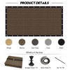 Sunocity 10'X 16' 90% Sun Shade Cloth Outdoor Patio Mocha