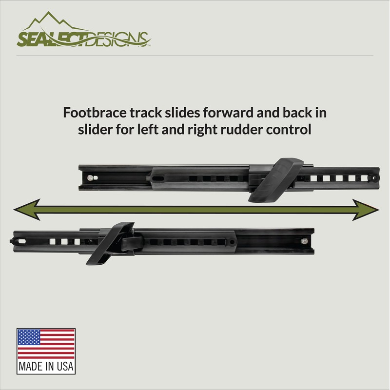 Sea-Lect Designs Angled Pedal Rudder Control Footbrace