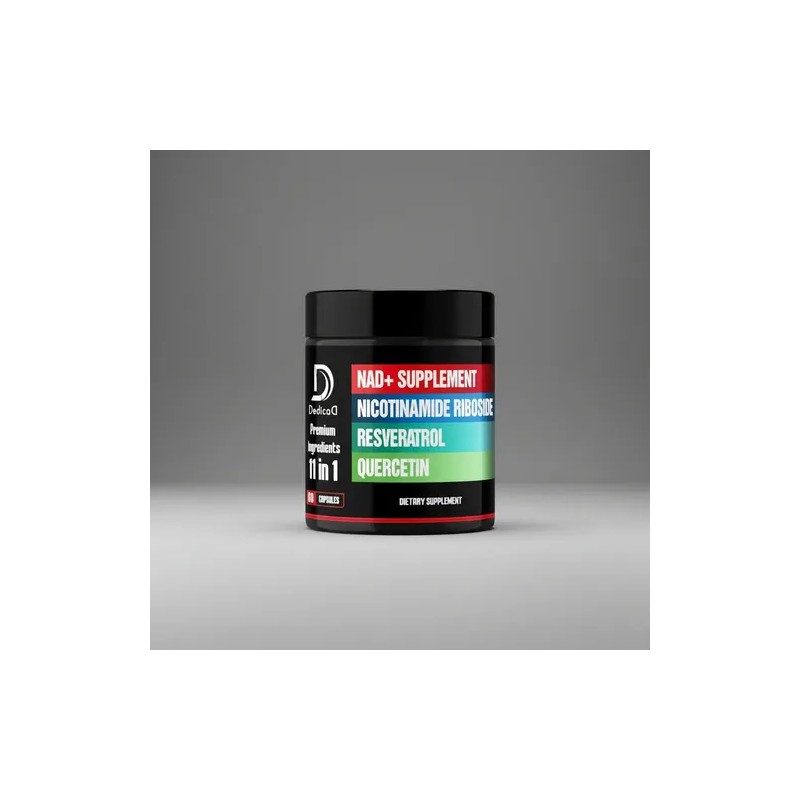 Suplemento Nad+ 11 En 1 Ribósido Nicotinamida + Resveratrol
