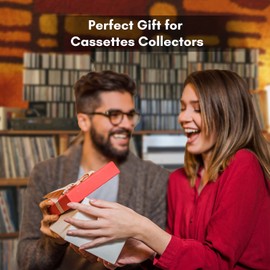 HUIOP Walkman Cassette Player, Portable Tape Player USB Cassettes Recorder Cassette to MP3 / CD Converter via USB Compatible with Laptops and Computers with 3.5mm Headphone Port Stereo Sound Effect