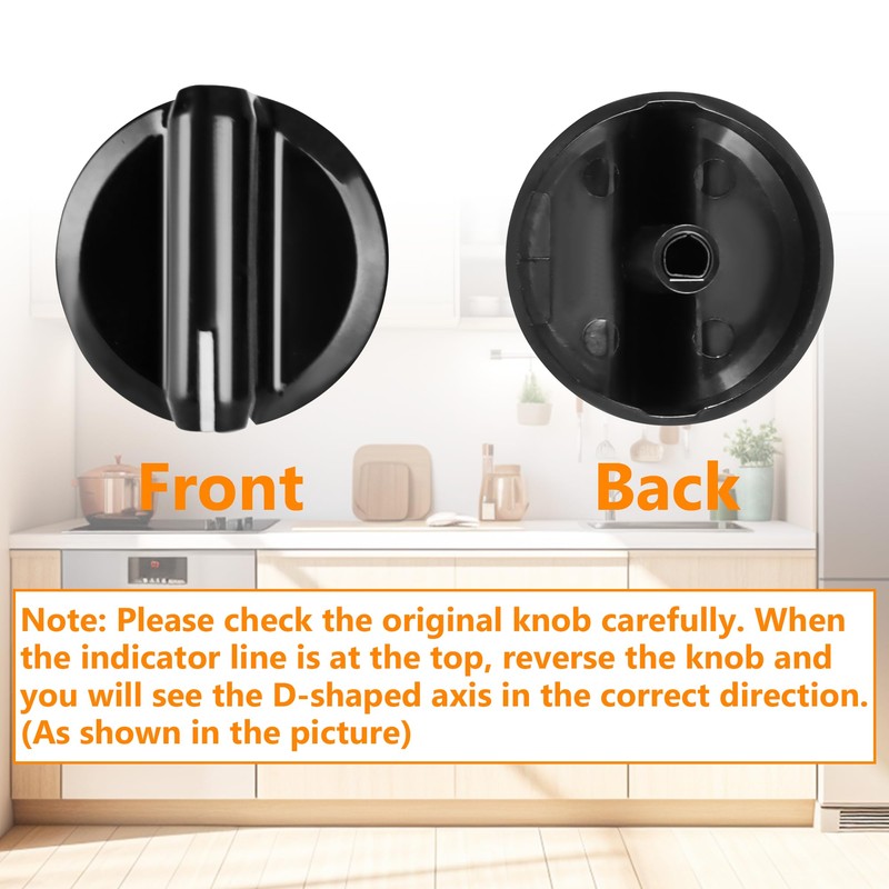 316564511 Stove Knob Replacement for Frigidaire Gas Range/Oven/Stove, Upgrade Cooktop