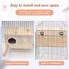 Qixuer 1 Piece Solid Wood Parrot Breeding Box, Durable Bird