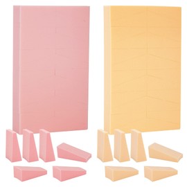 Sibba Pack of 48 Powder Puffs Small Makeup Sponge Blender Wedge Shape Foundation Applicator Kit Reusable Non-Latex Face Cleanser Cosmetic Sponges for Face Cream / Nails