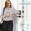 CINOP WiFi Front Door Lock with Handle Set, App Control,