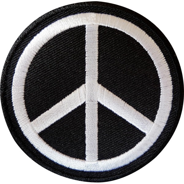 Peace Sign Patch Symbol Iron On Patch Ebroidered Applique for