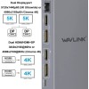 WAVLINK USB 3.0 Laptop Docking Station Dual 5K/4K, HDMI &