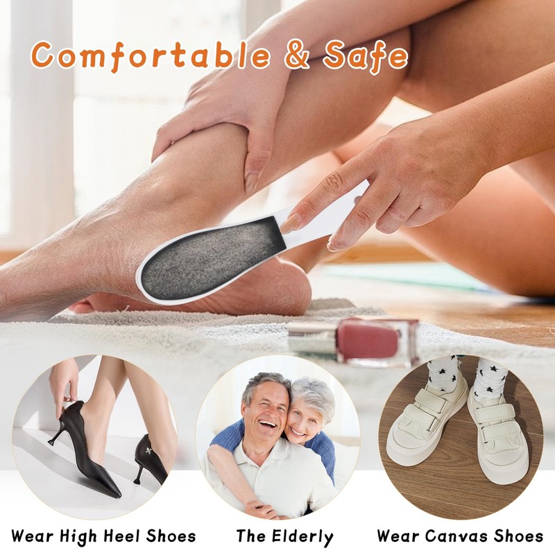 20 Pcs Foot File Callus Remover Double Side Skin Foot