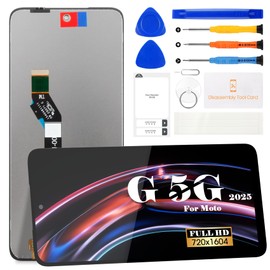 for Motorola Moto G 5G 2025 LCD Display for Moto G 5G 2025 Screen Replacemet for XT2513-1 XT2513-2 XT2513V Touch Screen Digitizer Display Assembly Repair Kits Without Frame(Black)