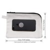 Enyuwlcm 16oz Canvas Zipper Bag Small Makeup Pouch Flat Pencil
