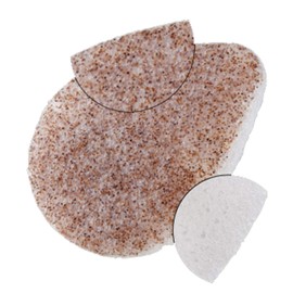 PARSA BEAUTY Konjac Face Sponge Clean & Peel Exfoliating Effect thanks to Walnut Shell Biodegradable, 100% Natural and Vegan