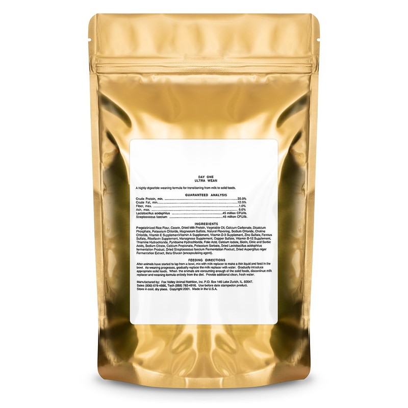 Fox Valley Day-One Formula Ultra Wean - for Transitioning to