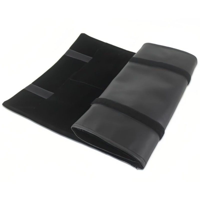Portable Jewelry Roll Untangled Secure Necklace Travel Storage Bag Displays