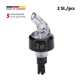 Westmark 992022EG 2 Dosing / Measuring Pouring Pours, Dispenser Per Spout: 2 cl, Plastic, Auto Pour, Transparent,