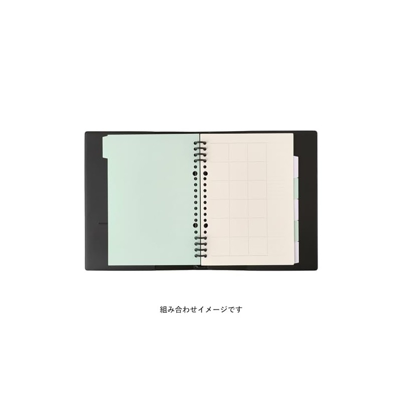 Noritsu NTK1222 NOLTY Notebook Kukuru A5 Index Sheet, Green