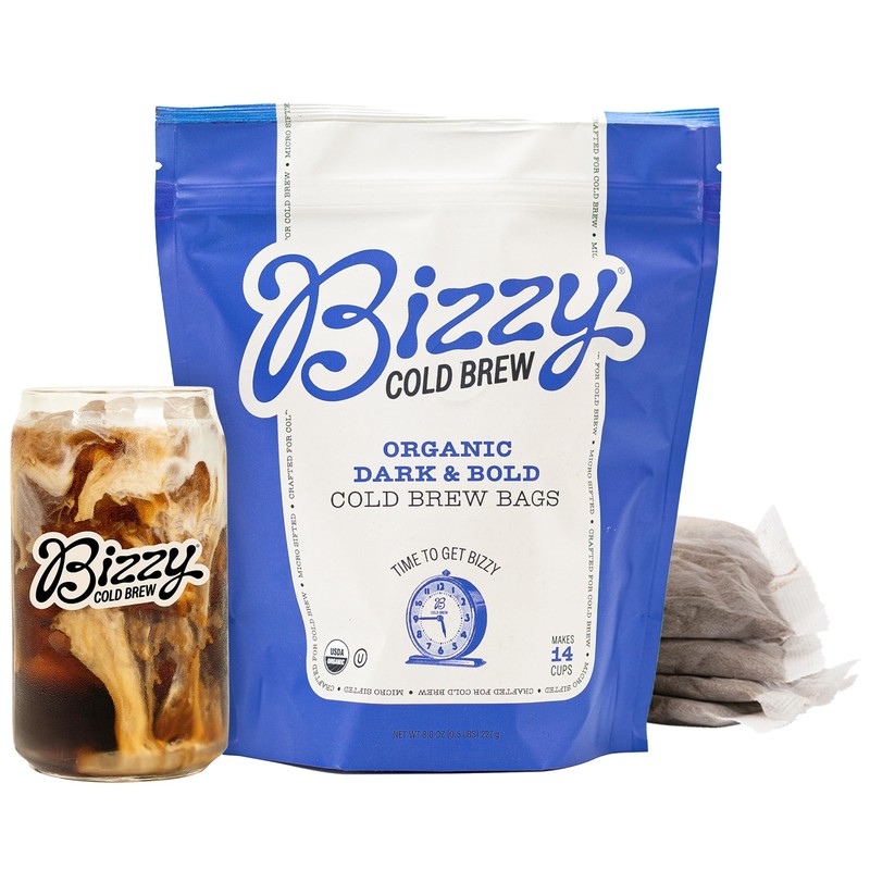 Bizzy Organic Cold Brew Coffee | Dark & Bold Blend