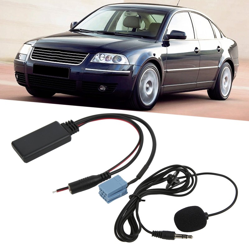 Bluetooth5.0 AUX IN Cable 3.5mm Jack ISO 8Pin 7 607