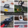 Heavy-Duty Trailer Stake Pocket D Rings with Anti-Loss Cord, Adjustable