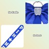 Pin Me Ribbon for Cheer Bag Navy Blue Cheer Bow