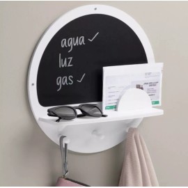 Betterware Perchero Eco Resist, Look Tipo Madera Con Pizarrón