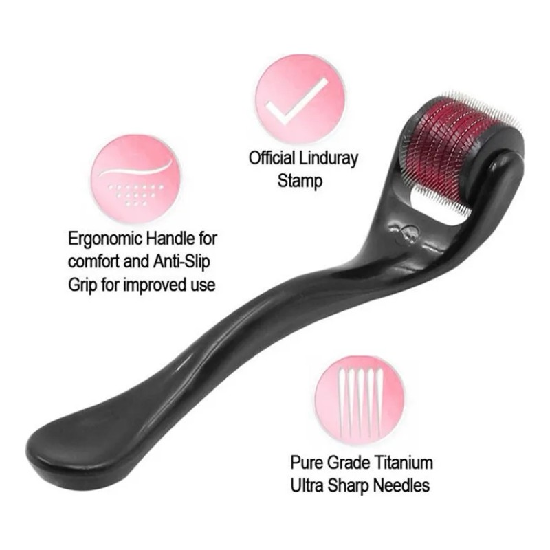 Rollo Micro Needle 540 Roller Para Crecimiento De Barba Para