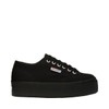 Superga Unisex 2790 Platform Sneaker, Full Black, 5.5 US Men