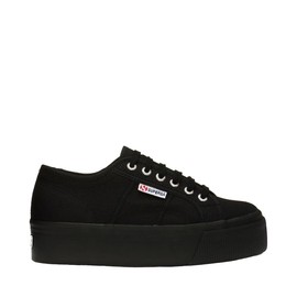 Superga Unisex 2790 Platform Sneaker, Full Black, 5.5 US Men