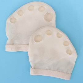 TOVINANNA 3pairs Ballet Toe Protector Cushions for Dancers Five-hole Forefoot Pads s for Comfort Metatarsal Gel Sleeves for Callus Prevention for Belly Dance and Gymnastics