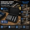 Damaged Screw Extractor Set for Repairs – HSS Drill Bit
