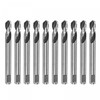 sourcing map 10pcs High-speed Steel Drill Bits 6mmx65mm for Hole