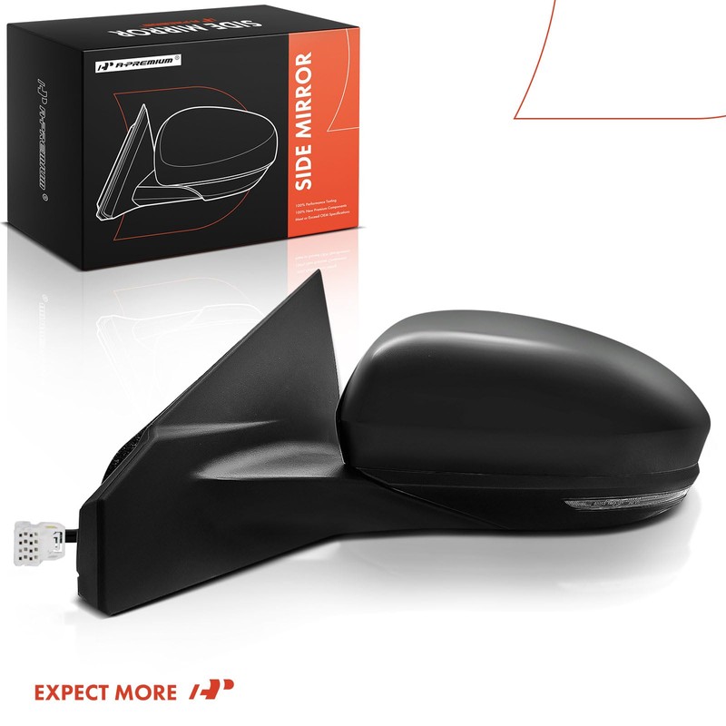 A-Premium Driver Side Power Door Mirror - Compatible with Nissan