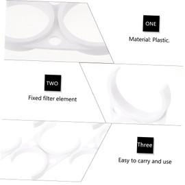 Mikikit 10pcs Plastic Water Purifier Clips Durable Filter Housing Fixing Accessories for Easy Installation and Reliable Support