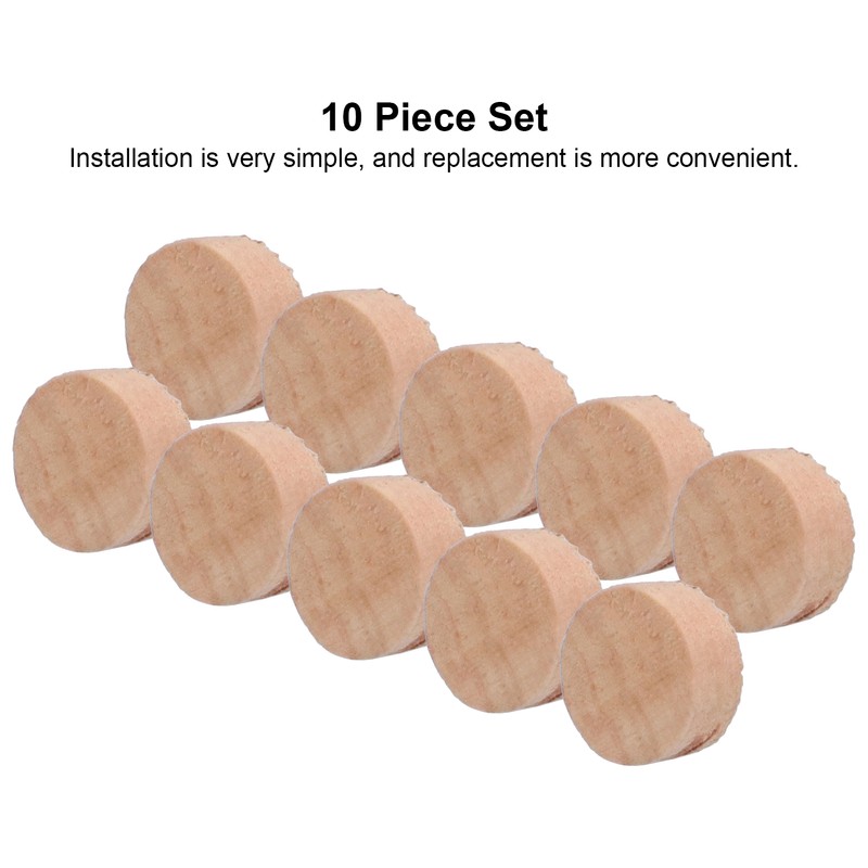 10Pcs Trombone Water Key Spit Valve Cork Pad Instrument Accessory