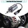 A ABSOPRO Fuel Barrier Stop Solenoid Valve for Caterpillar Silver