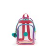 Kipling Jacinta Clear Backpack Peacock Pop Multi