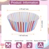 sourcing map 100 Count Cupcake Liners Bright Rainbow Cupcake Cups