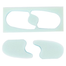 Foam Toe Separator, Breatheable Foam Toe Spacers, to Align Crooked, Overlapping Toe, Relieve Corn, Blister and Reduce Toe Irritation,Washable Reusable Sponge Toe Separators