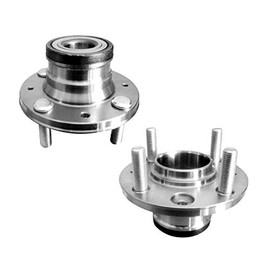 DRIVESTAR 512148 FWD Rear Wheel Hub & Bearing fits for Mitsubishi Mirage 1993 94 95 96 97 98-2002, 1993-1995 for Dodge Colt 1993-1996 Eagle Summit 1992-1995 Plymouth Colt(FWD Non-ABS)(Pair)