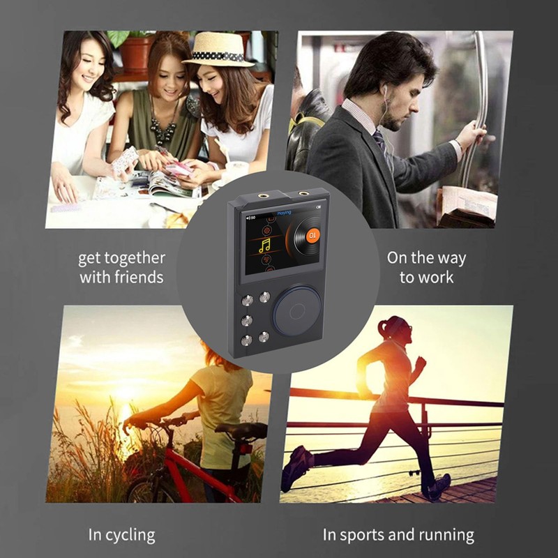 16GB MP3 Player with Bluetooth, 2.4 Inch Screen Portable Music