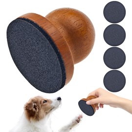 Arvintas Dog Nail File with 4Pcs Replaceable Sandpaper, Dog Scratch Pad for Nails Stress-Free Nail Filing for Dogs Mini Nail Scratch Board for Dog