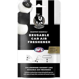 Roadtrip Essential Collingwood Magpies Reusable Car Air Freshener Set