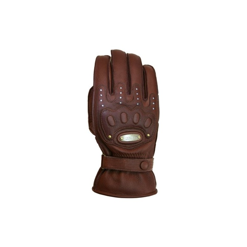 JRP Motorcycle Leather Gloves DRN Brown LL