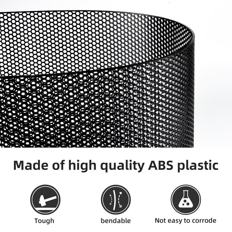 AggAuto 47"x16" ABS Plastic Universal Car Grill Mesh, Automotive Grille